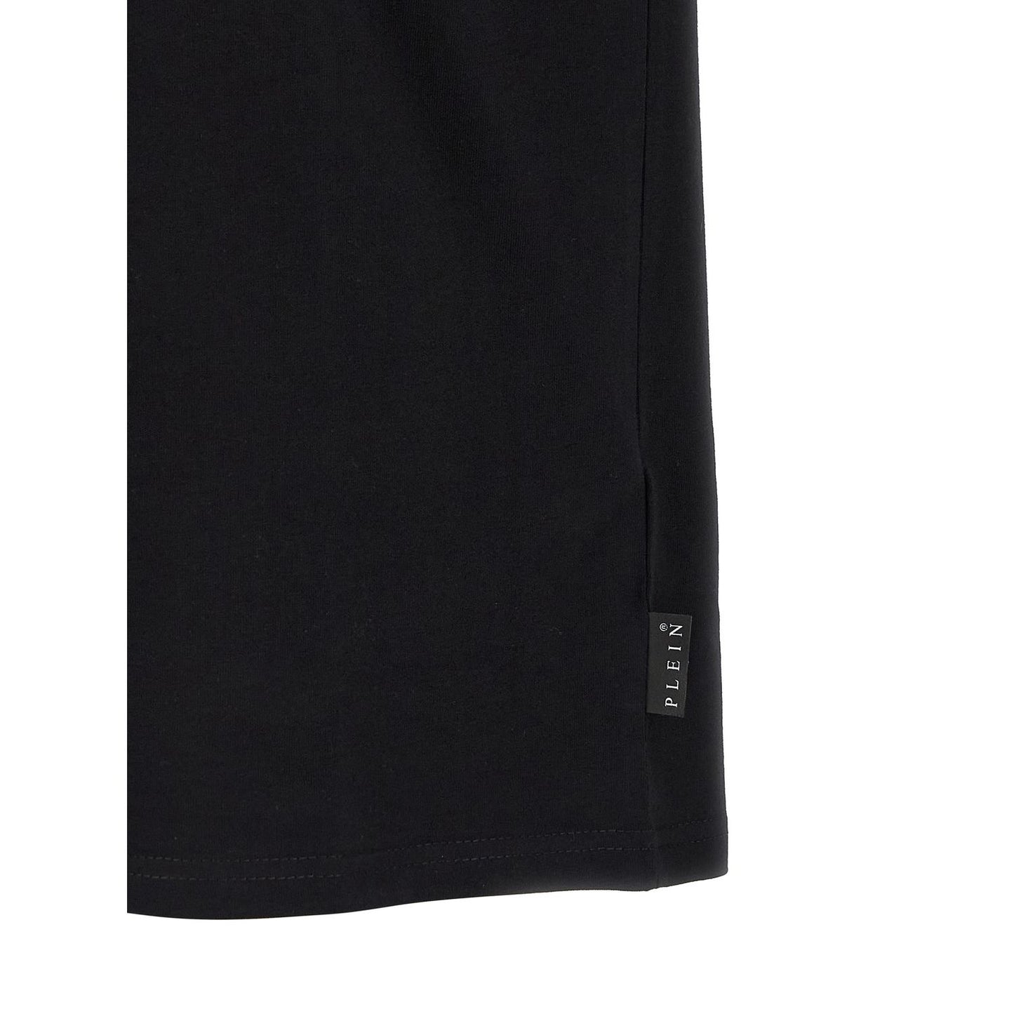 Philipp Plein Black Cotton T-Shirt