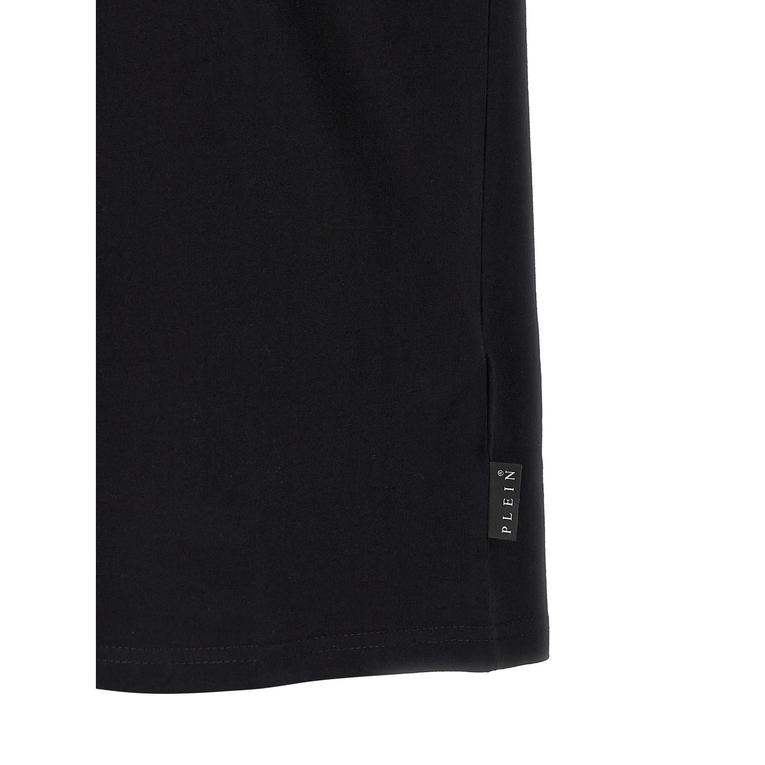 Philipp Plein Black Cotton T-Shirt