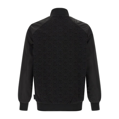 Philipp Plein Black Cotton Sweatshirt