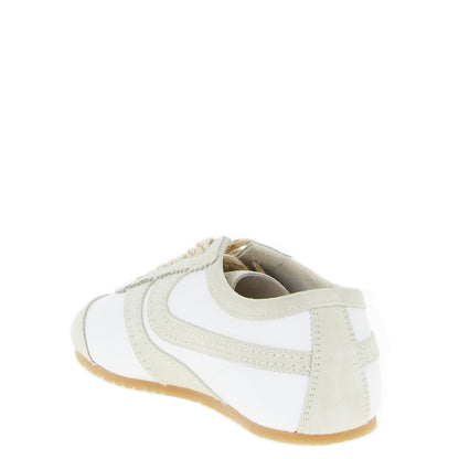 Dries Van Noten Beige Cowhide Low Top Sneakers