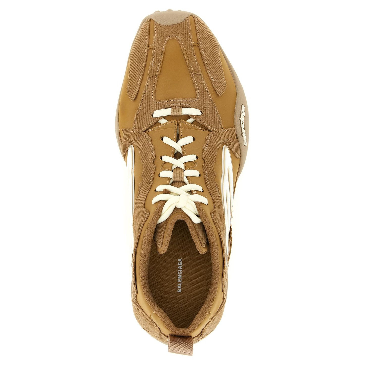 Balenciaga Beige Polyester Athletic Sneakers