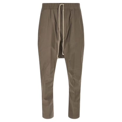Rick Owens Gray Cotton Casual Pants