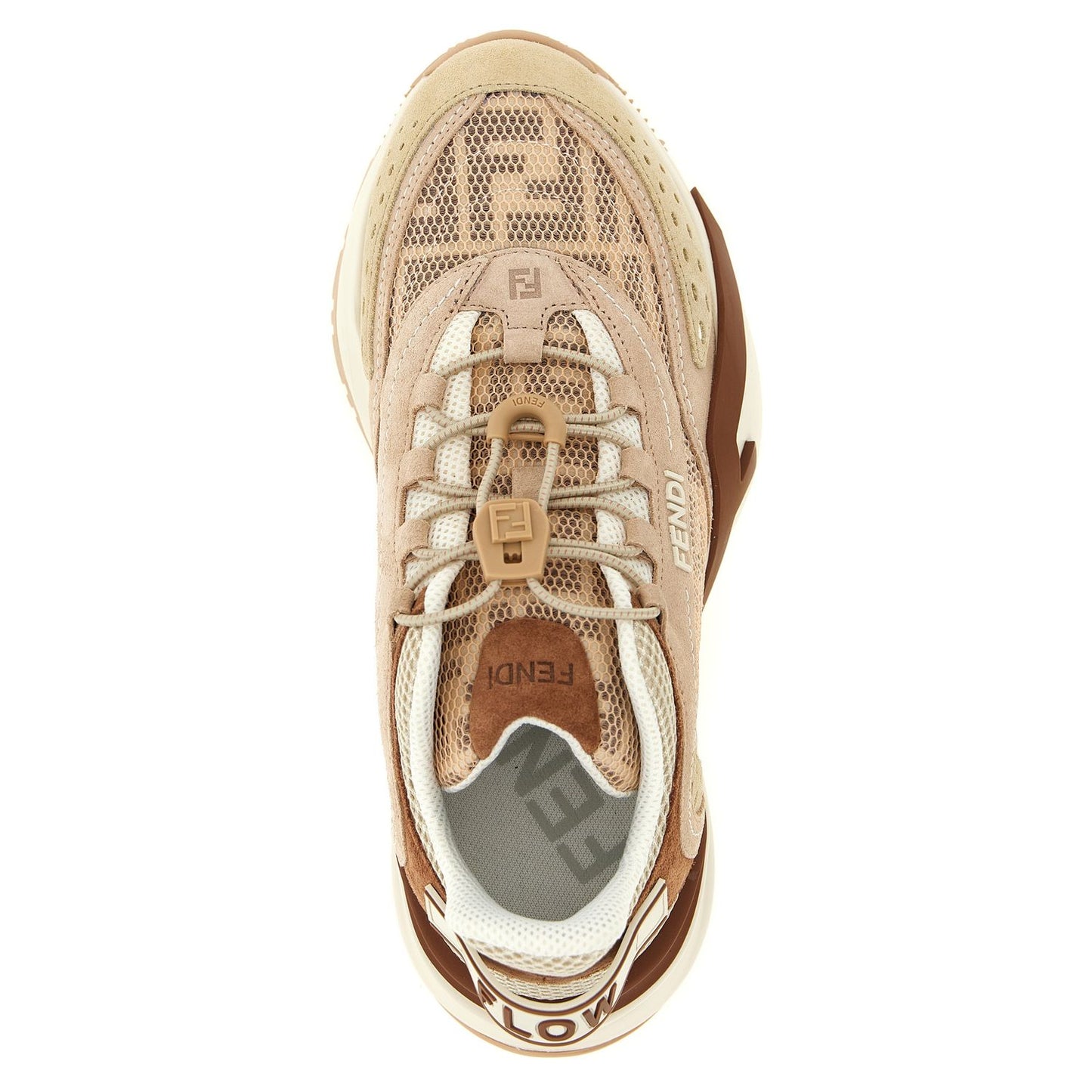 Fendi Multicolor Polyamide Athletic Sneakers