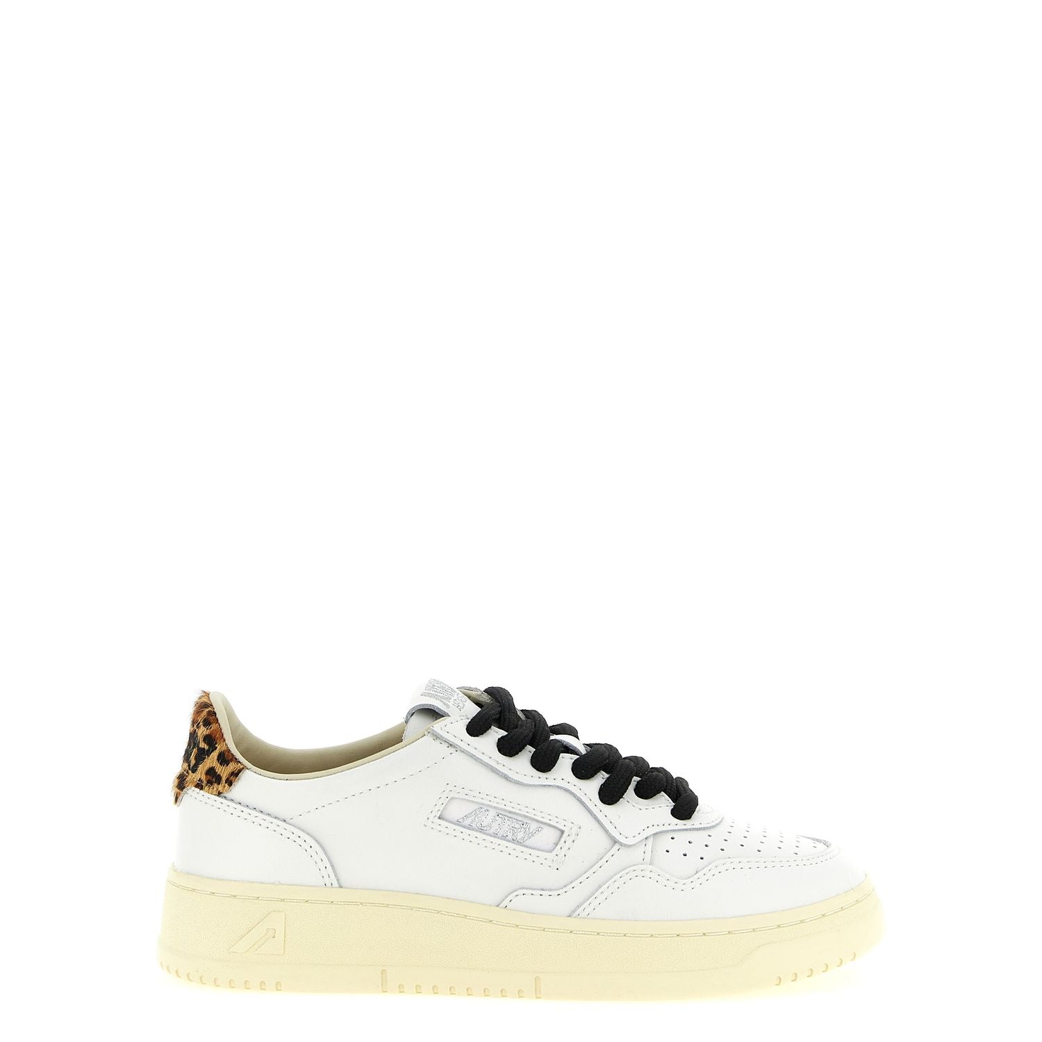 Autry Brown Cowhide Low Top Sneakers