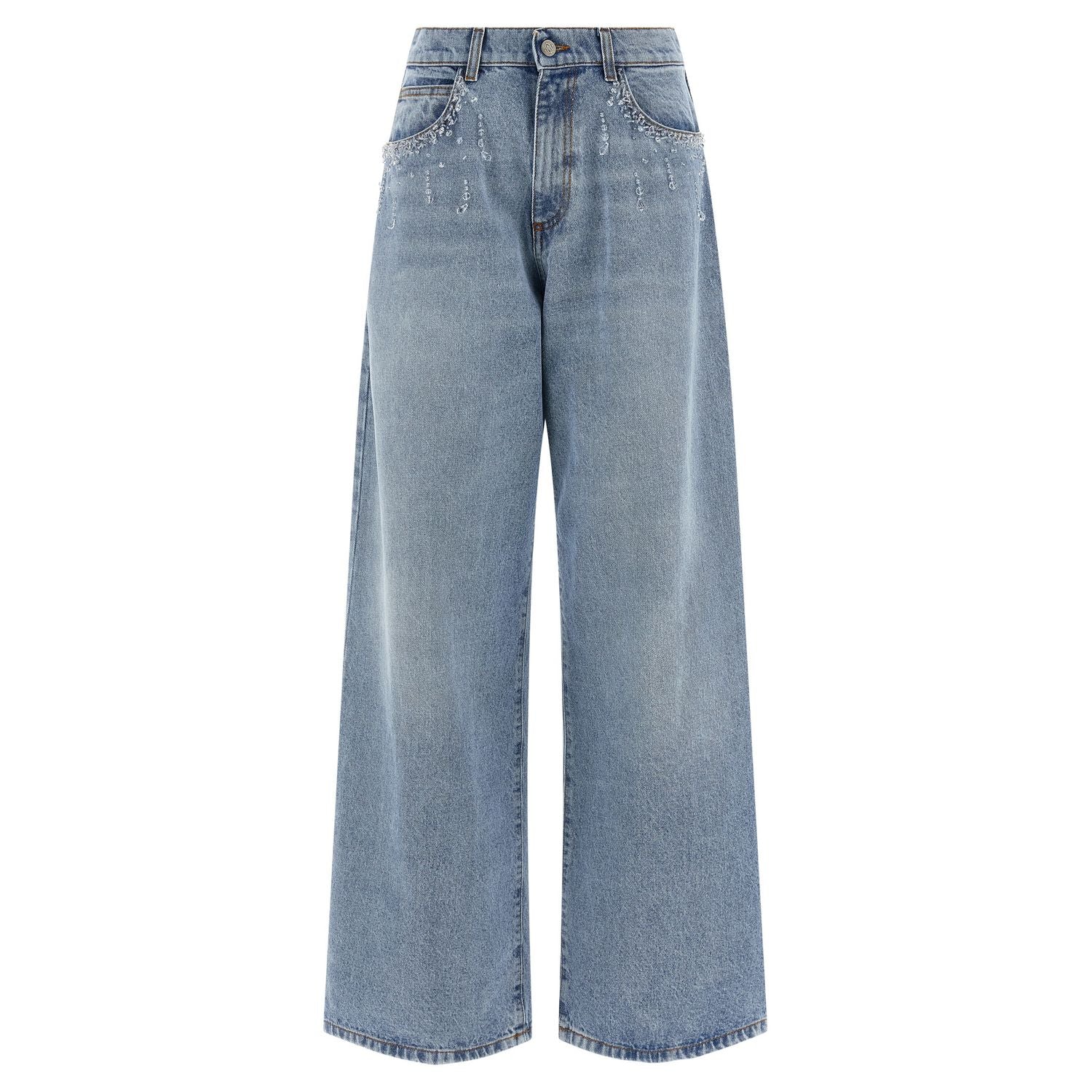 Giuseppe Di Morabito Blue Cotton Jeans Denim