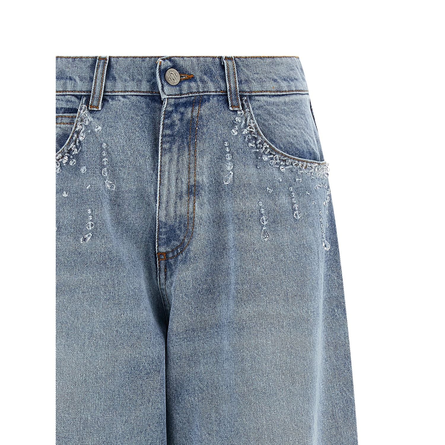 Giuseppe Di Morabito Blue Cotton Jeans Denim