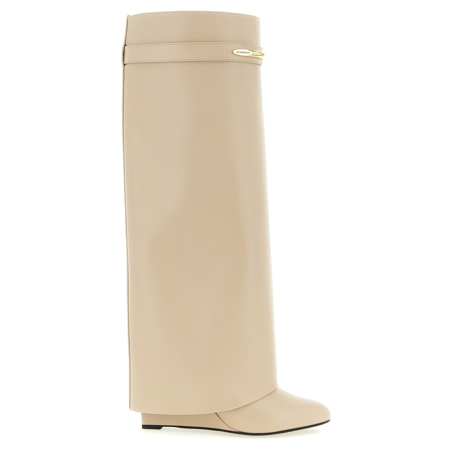 Givenchy Beige Calfskin Over The Knee