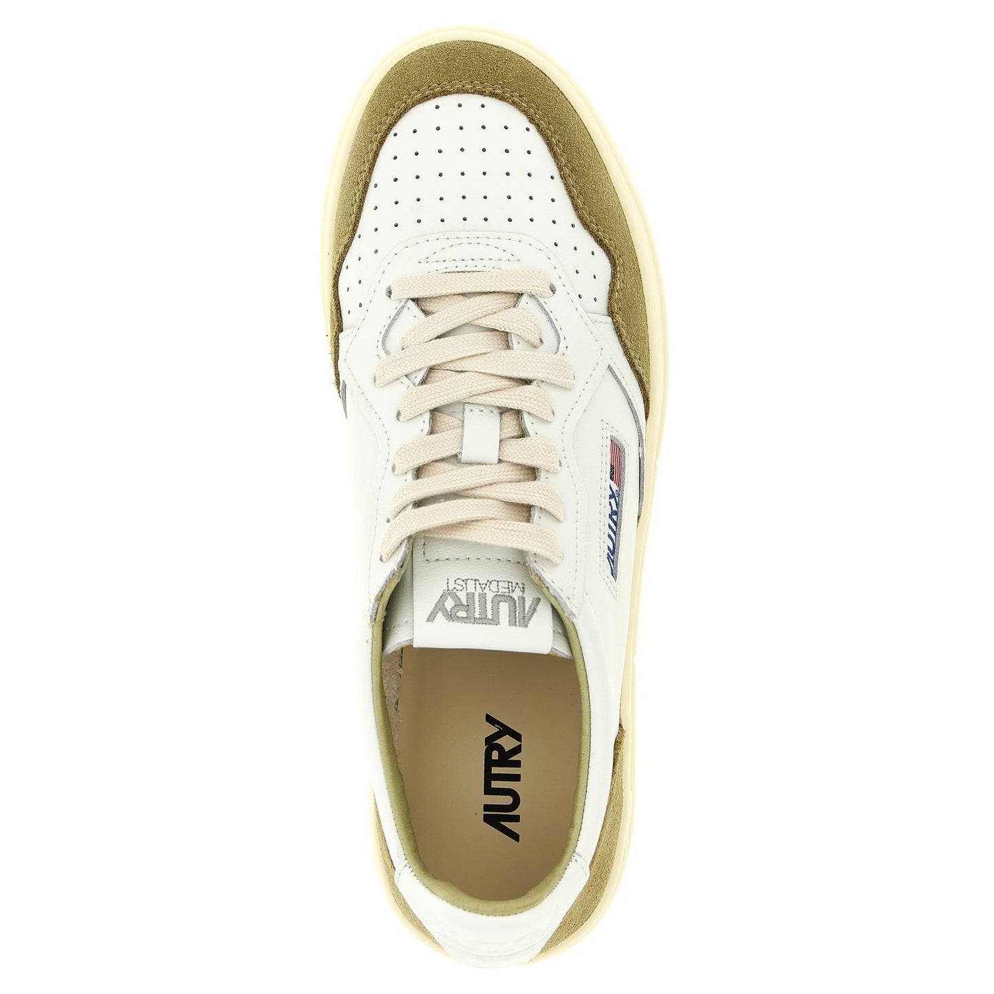 Autry Bicolor Cowhide Low Top Sneakers