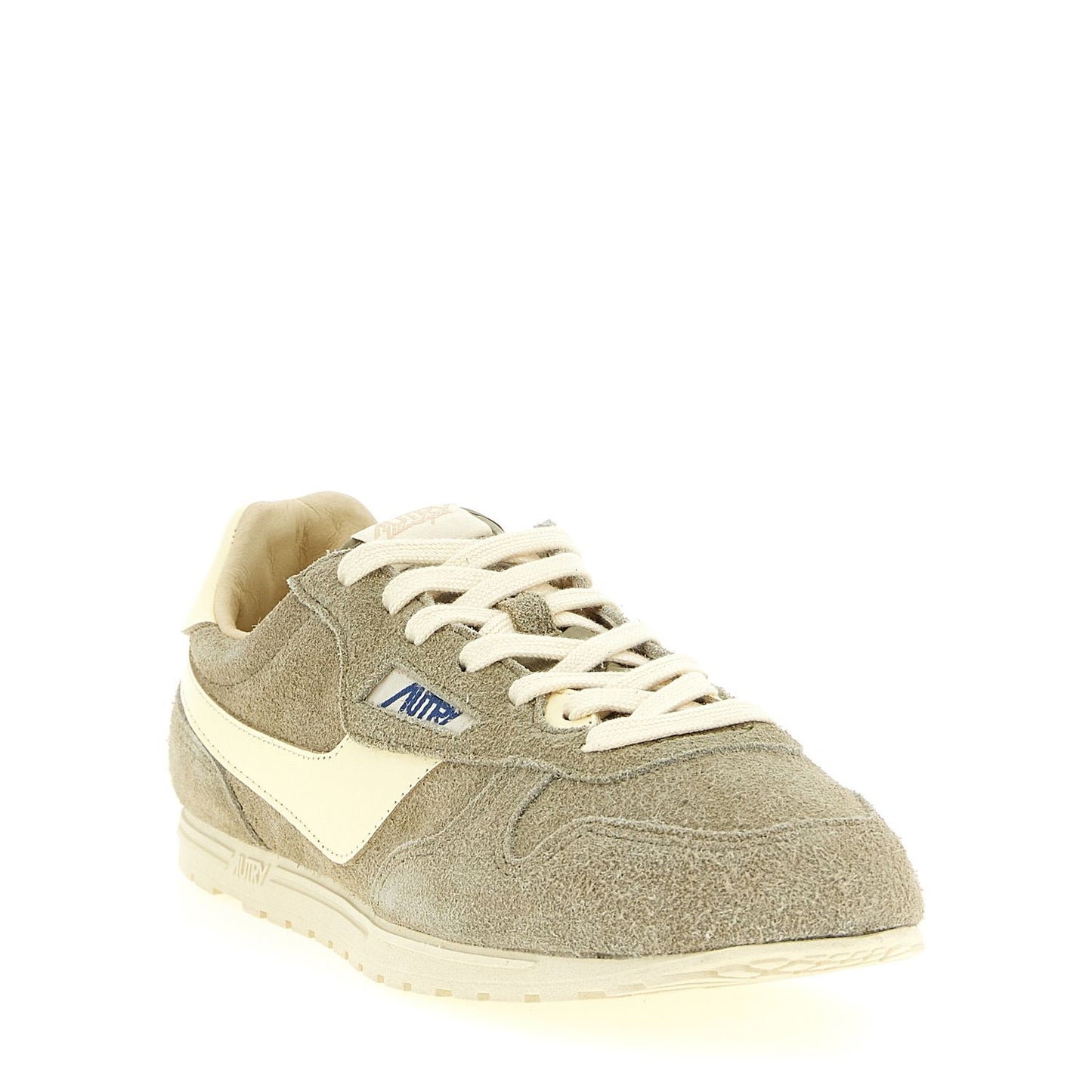 Autry Gray Cowhide Athletic Sneakers