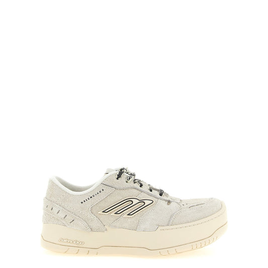Balenciaga Beige Bovine Leather Platform Sneakers