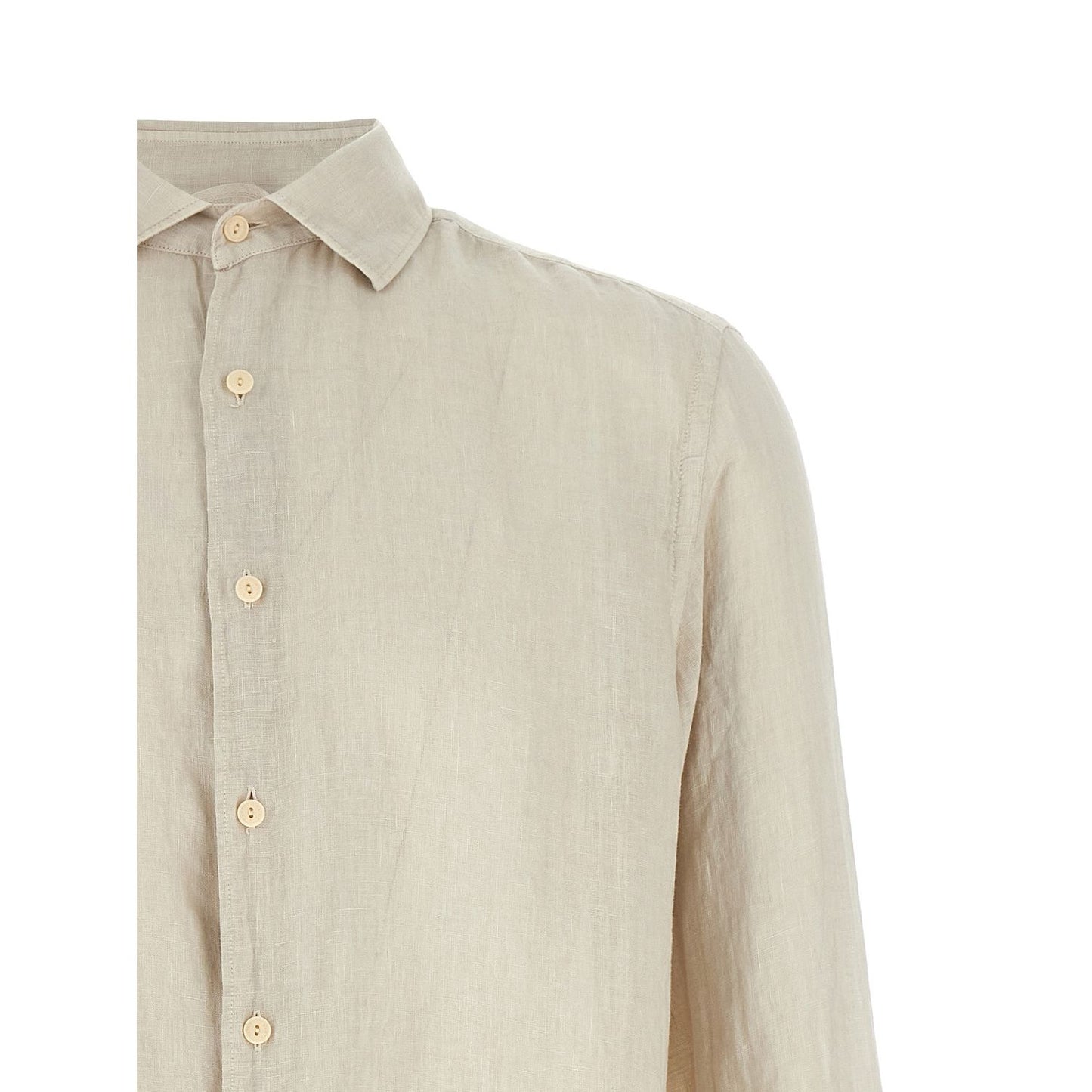 MC2 Saint Barth Beige Linen Blouse