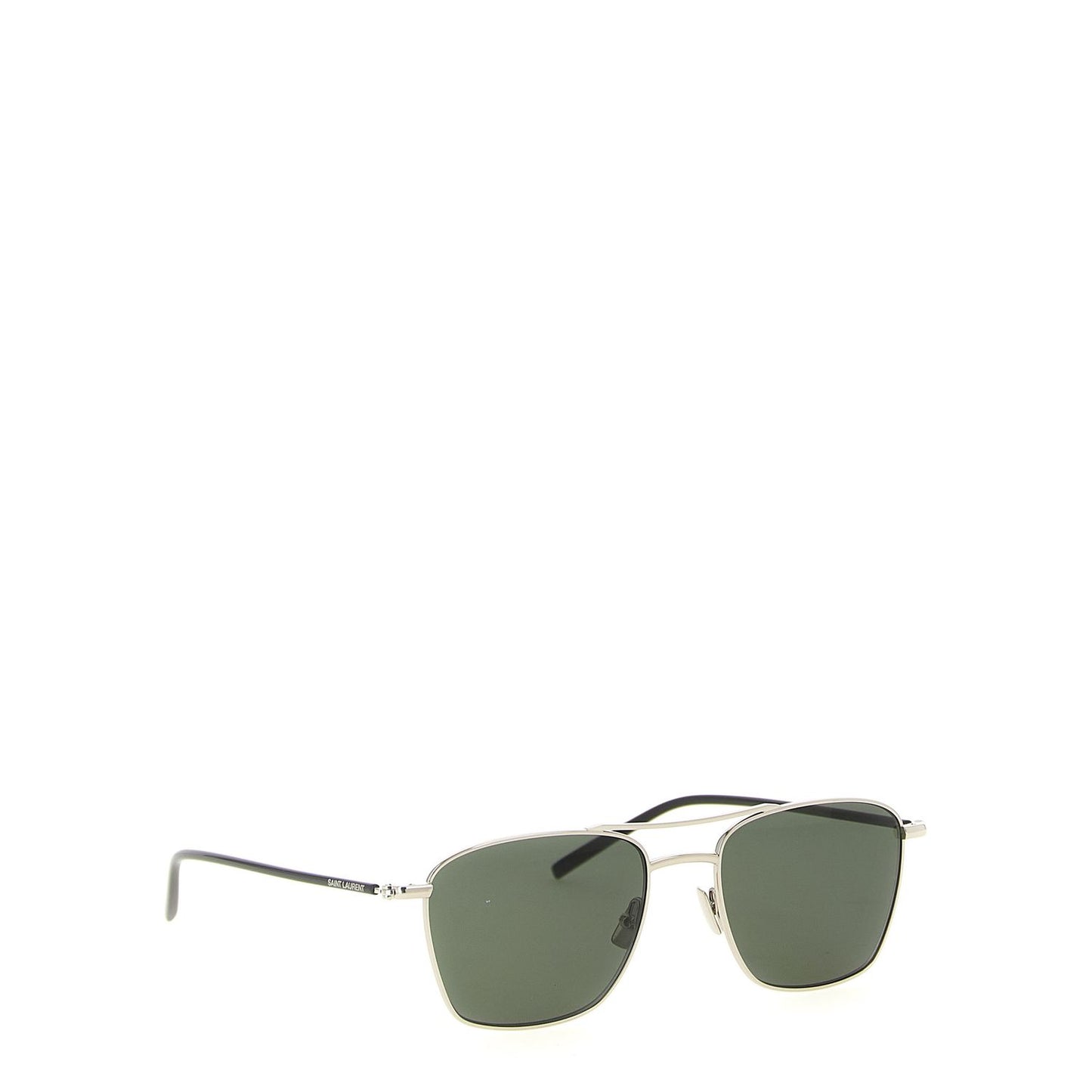 Saint Laurent Silver Acetate Sunglasses
