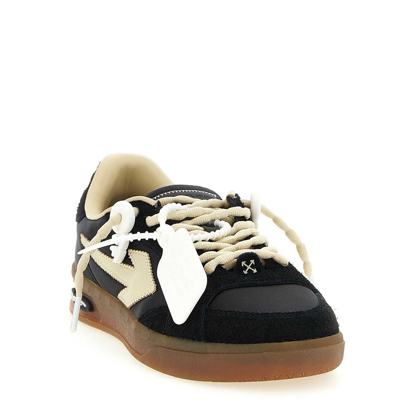 Off-White Black Nylon Athletic Sneakers