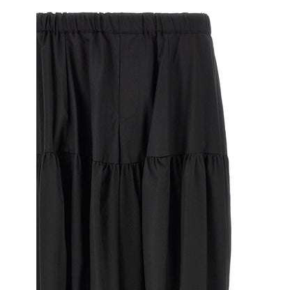 Comme Des Garçons Black Polyester Casual Pants