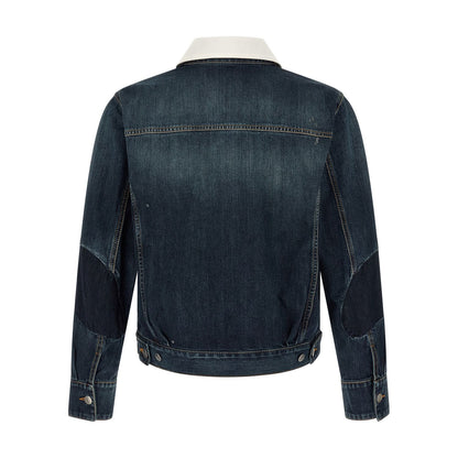 Namacheko Blue Cotton Denim Jacket