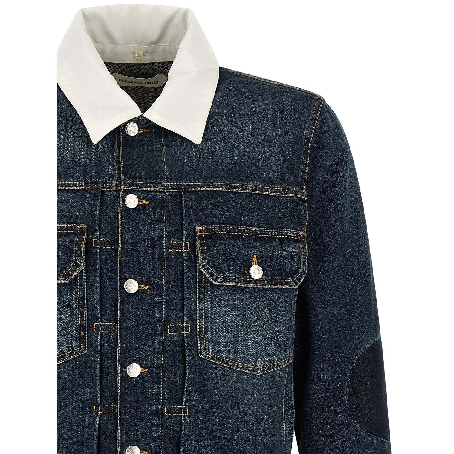 Namacheko Blue Cotton Denim Jacket