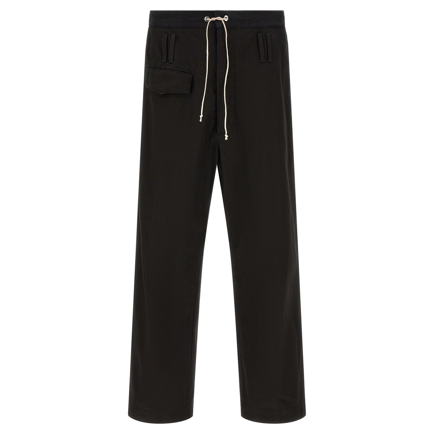 Namacheko Black Cotton Casual Pants