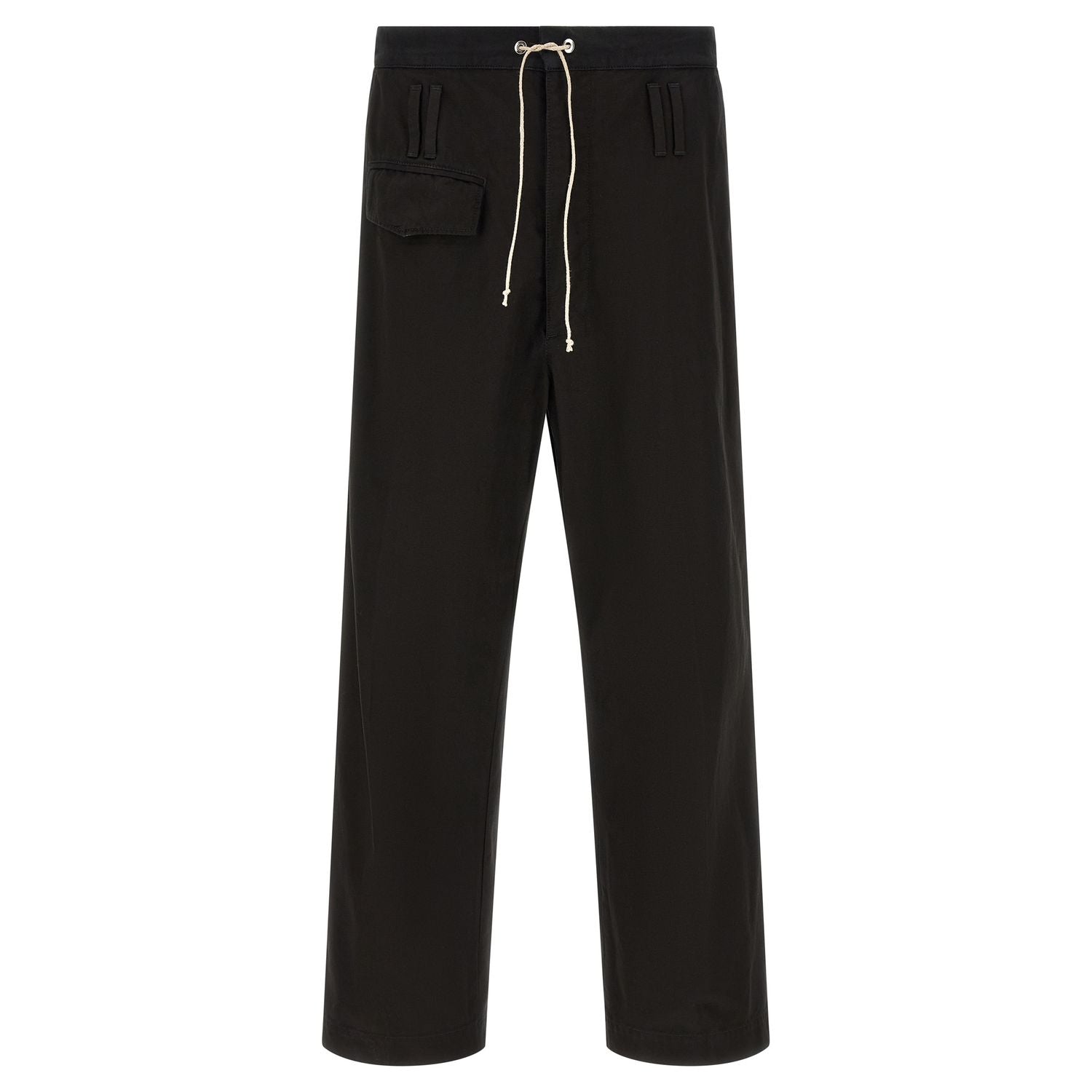 Namacheko Black Cotton Casual Pants