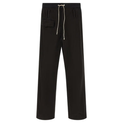 Namacheko Black Cotton Casual Pants