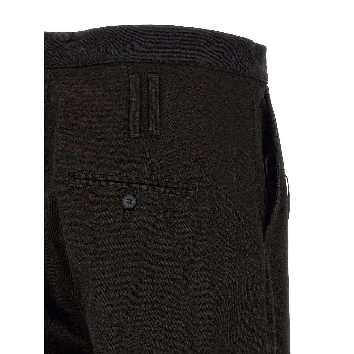 Namacheko Black Cotton Casual Pants