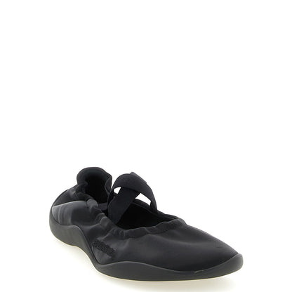Balenciaga Black Polyester Ballet Flats