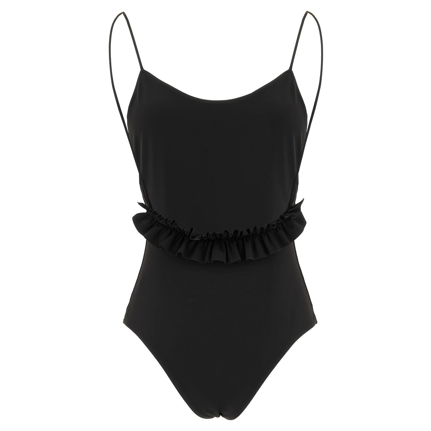 Jacquemus Black Polyamide One-Piece Swimsuit