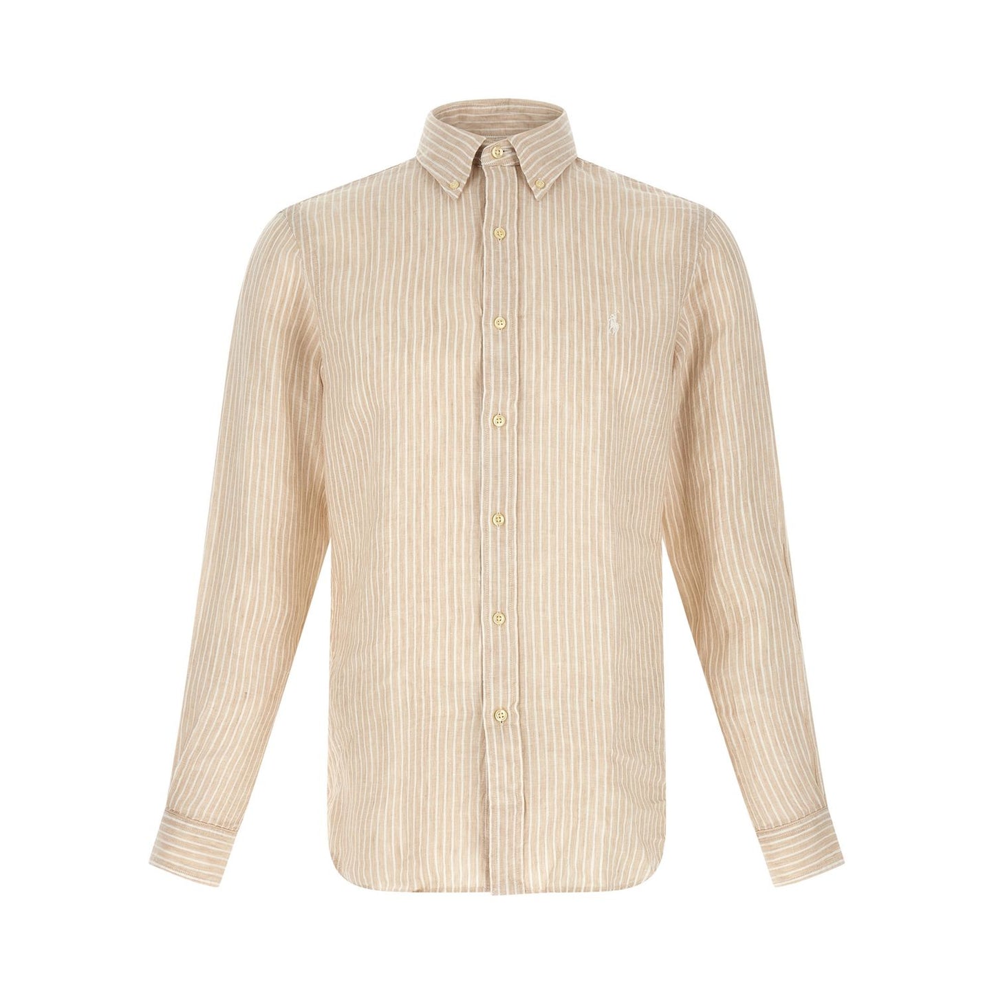 Polo Ralph Lauren Beige Linen Blouse
