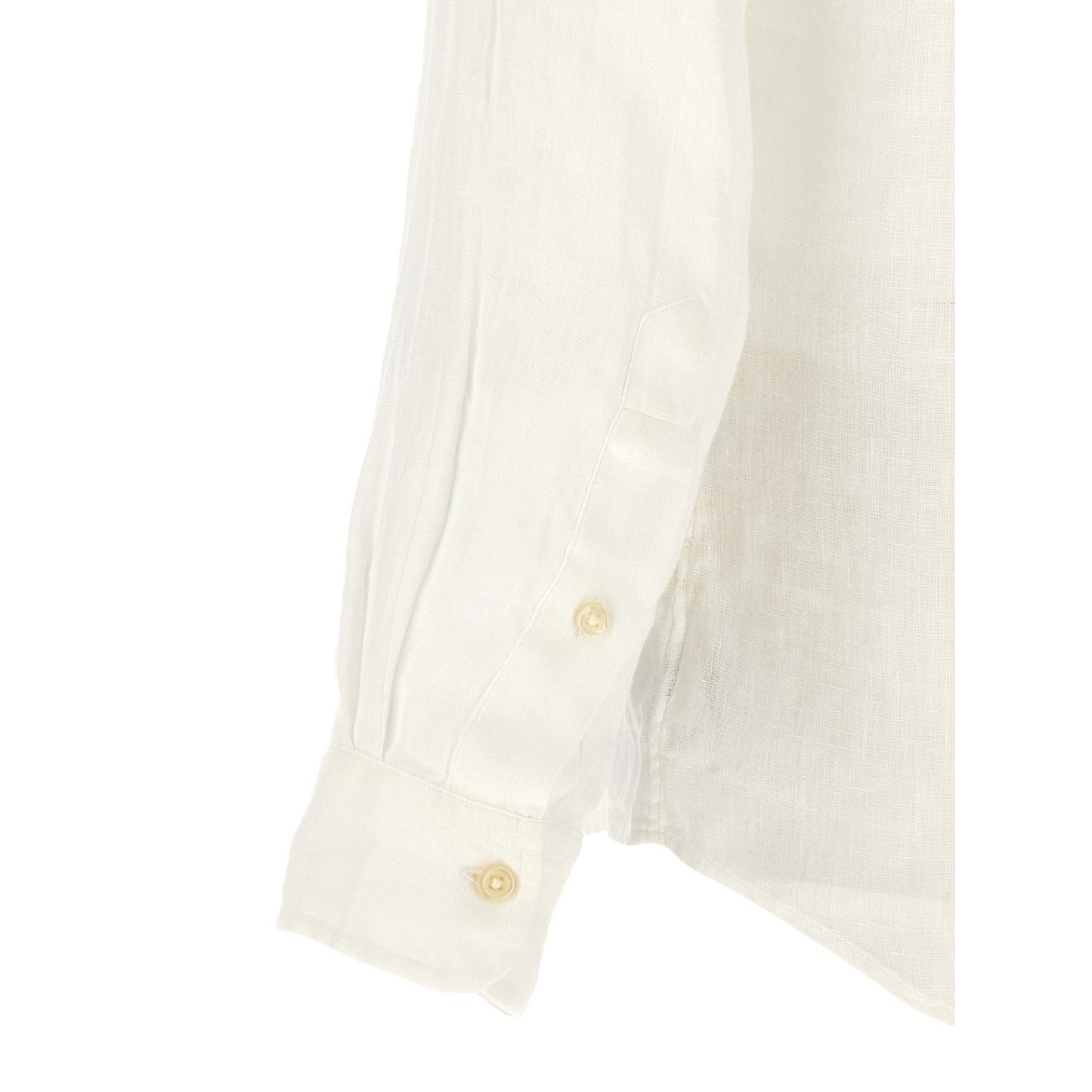 Polo Ralph Lauren White Linen Blouse