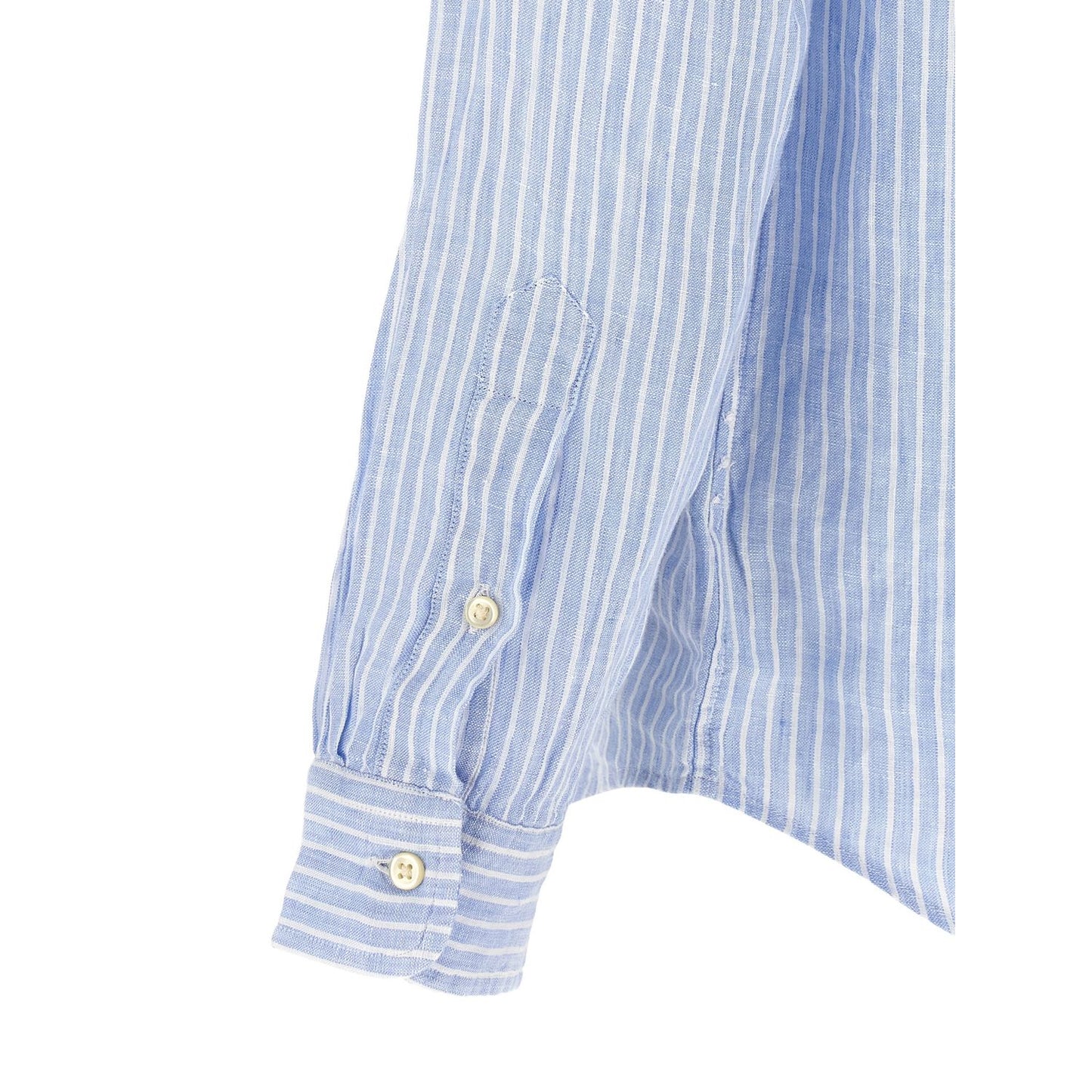 Polo Ralph Lauren Blue Linen Blouse