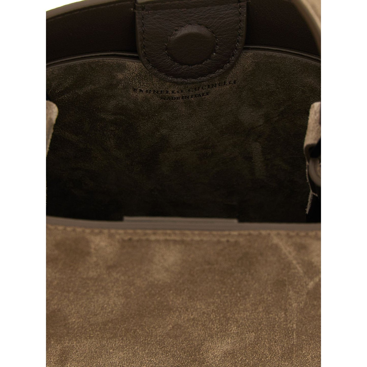 Brunello Cucinelli Brown Calfskin Handbag