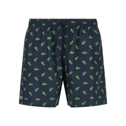 Lacoste Blue Polyester Swim Shorts