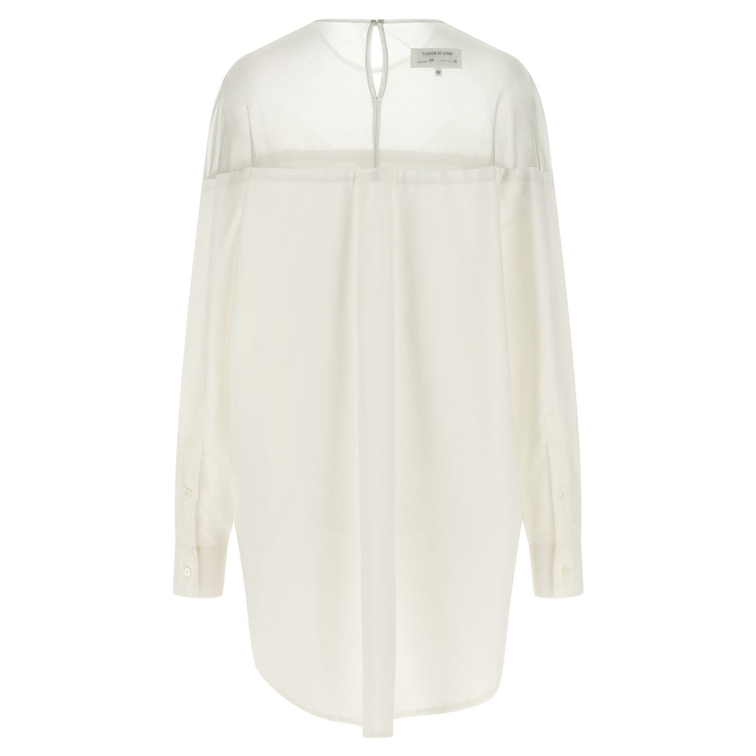 MM6 Maison Margiela White Cotton Blouse