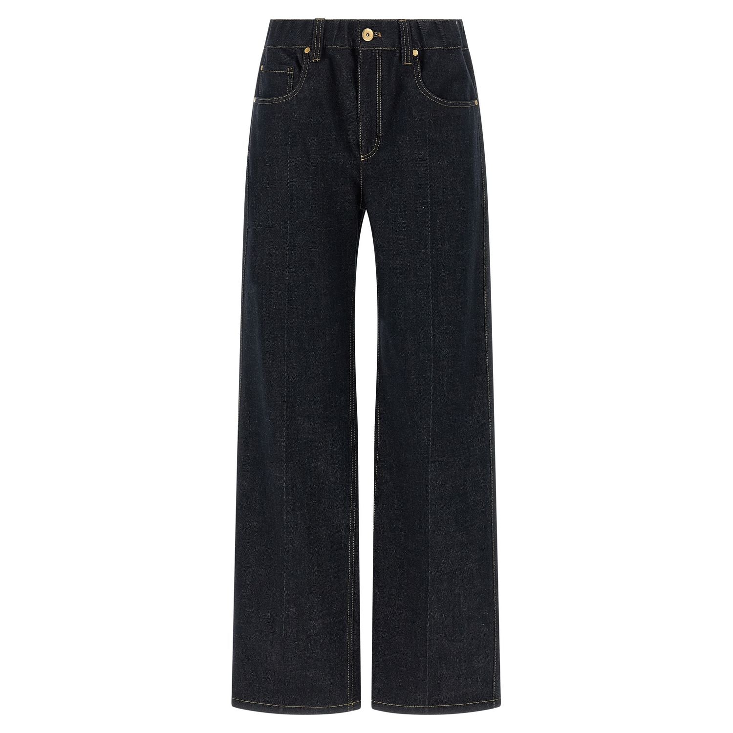 Brunello Cucinelli Blue Cotton Jeans Denim