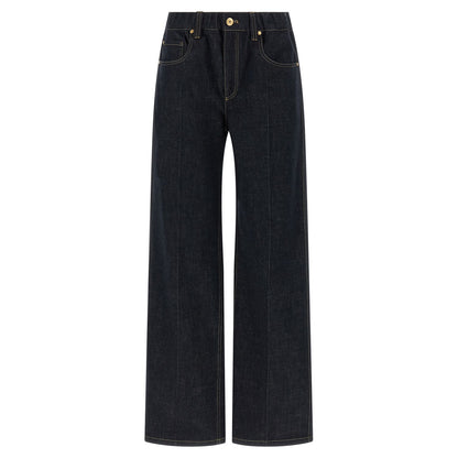Brunello Cucinelli Blue Cotton Jeans Denim