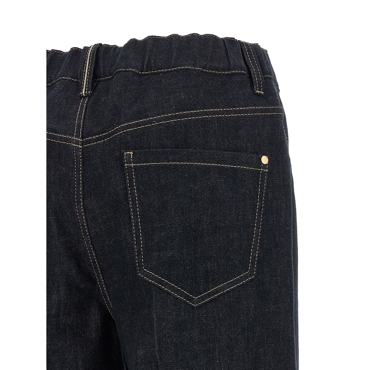 Brunello Cucinelli Blue Cotton Jeans Denim