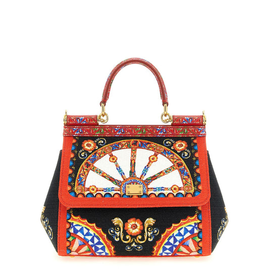 Dolce & Gabbana Multicolor Cotton Handbag