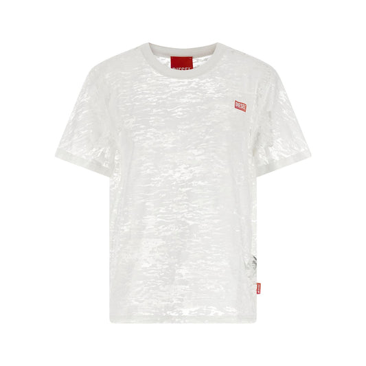 Diesel White Cotton Sportswear