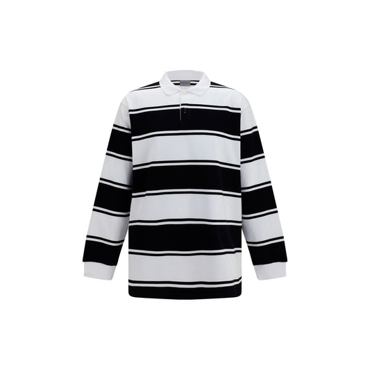 Balenciaga White Cotton Polo Shirt