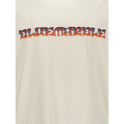 Bluemarble White Cotton T-Shirt