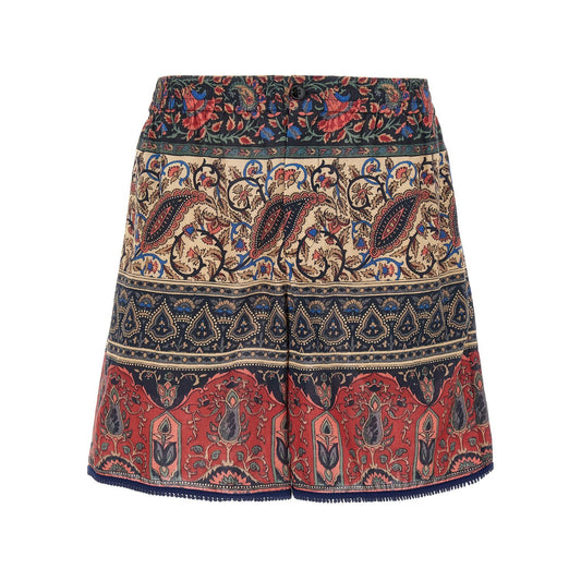 Valentino Garavani Multicolor Cotton Bermuda Shorts