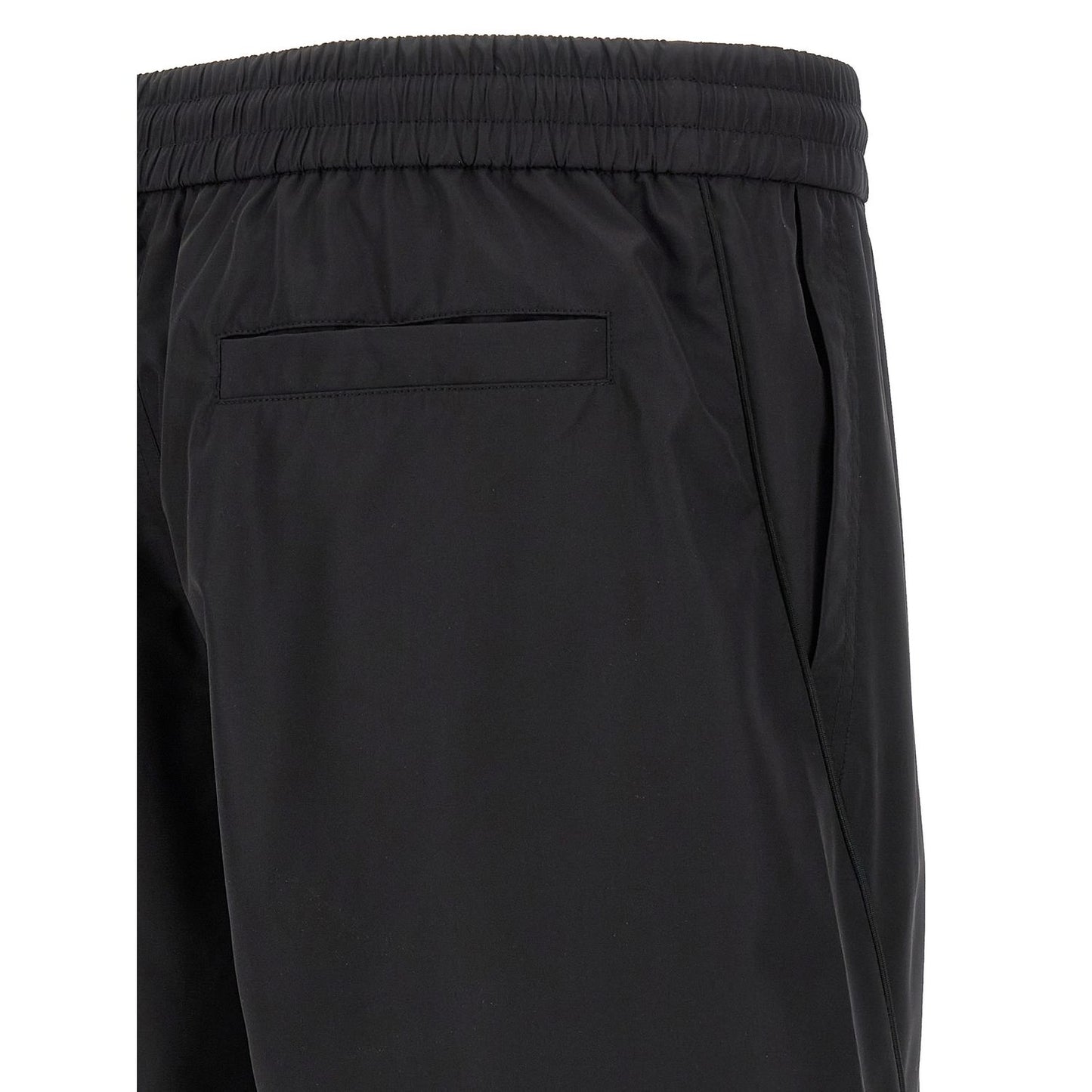 Givenchy Black Polyester Bermuda Shorts