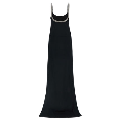Tom Ford Black Acetate Long Dress