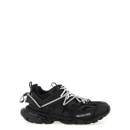 Balenciaga Black Polyethylene Athletic Sneakers