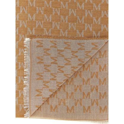 Max Mara Brown Cotton Foulard