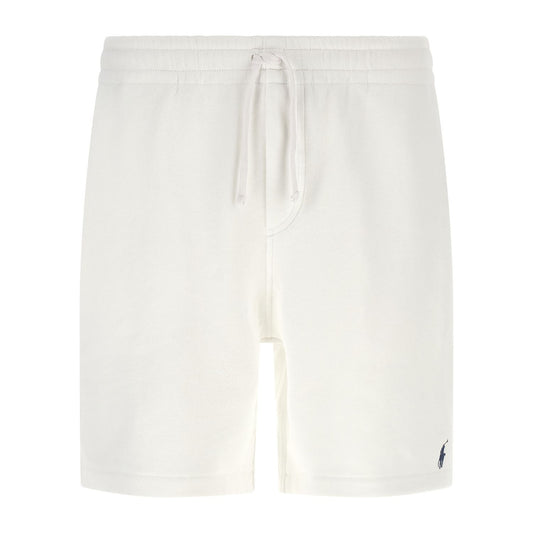 Polo Ralph Lauren White Cotton Bermuda Shorts