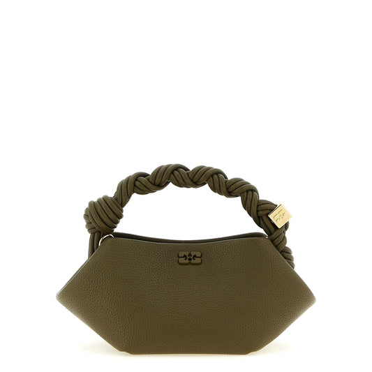 Ganni Bicolor Polyester Handbag