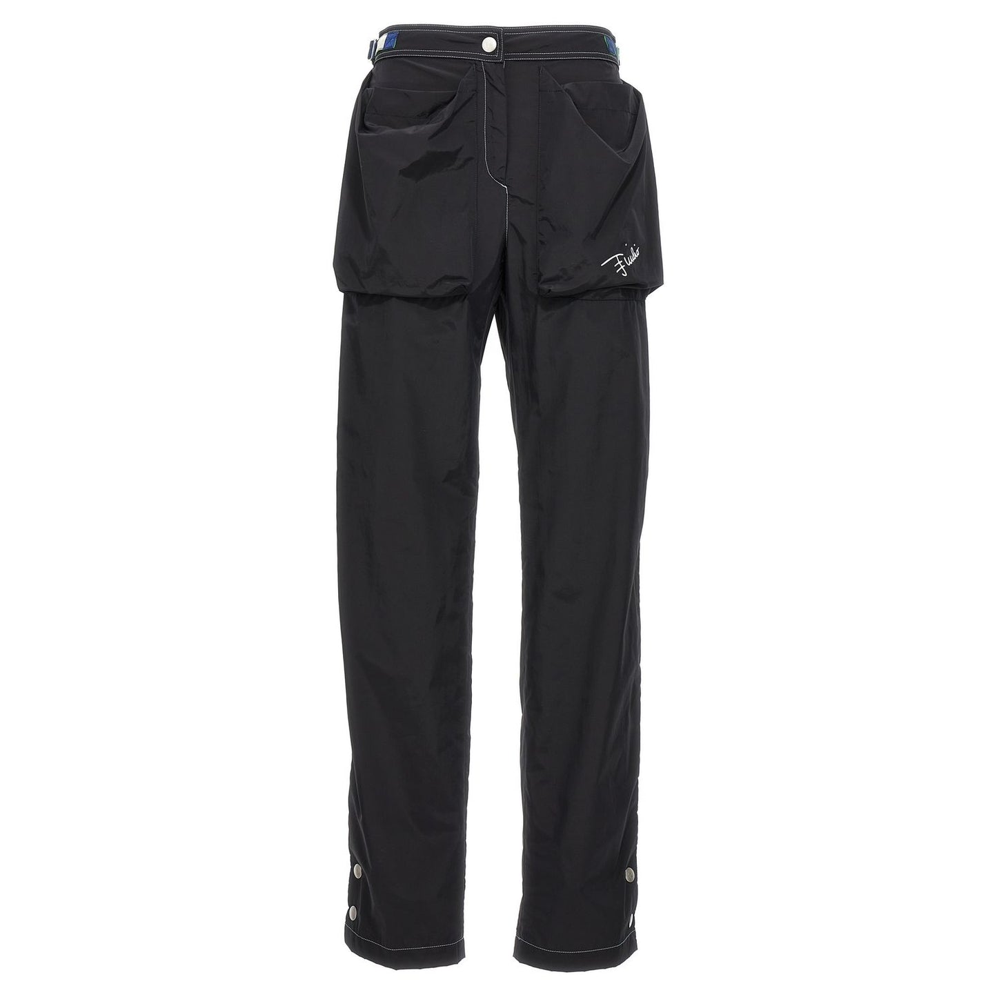 Emilio Pucci Black Polyamide Casual Pants