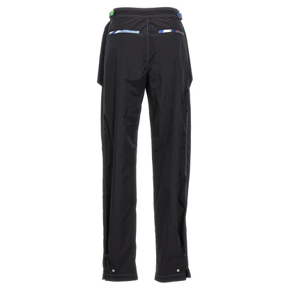 Emilio Pucci Black Polyamide Casual Pants