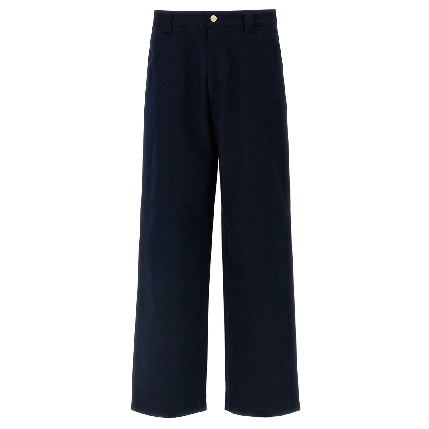 Gucci Blue Cotton Casual Pants