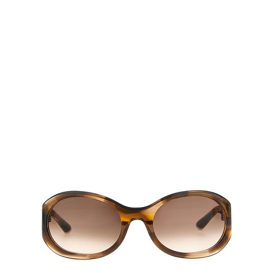 Gucci Brown Acetate Sunglasses